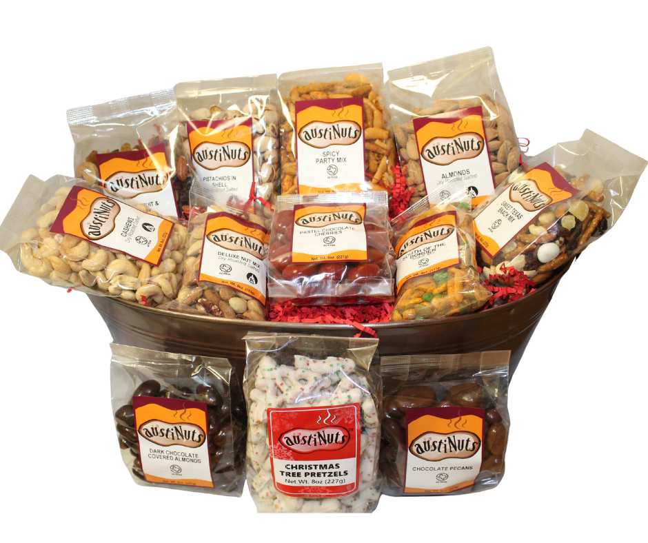 Holiday Snacks Gift Bucket