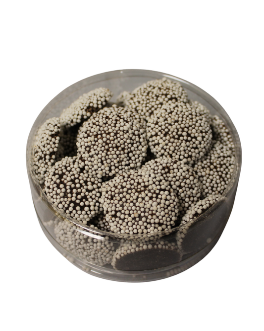 Dark Chocolate White Nonpareils